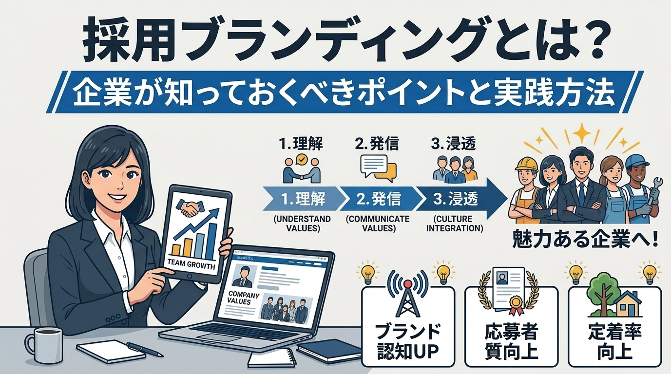 採用ブランディングとは？ 企業が知っておくべきポイントと実践方法