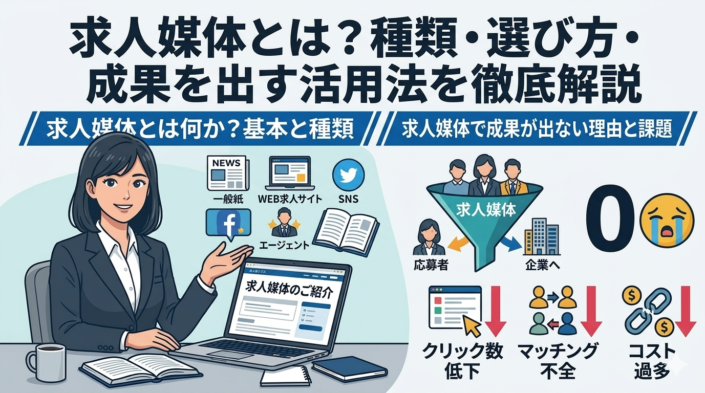 求人媒体とは？種類・選び方・成果を出す活用法を徹底解説
